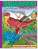 Dinosaurs Really Big Coloring Book English and Spanish (17 x 23) (English and Spanish Edition)