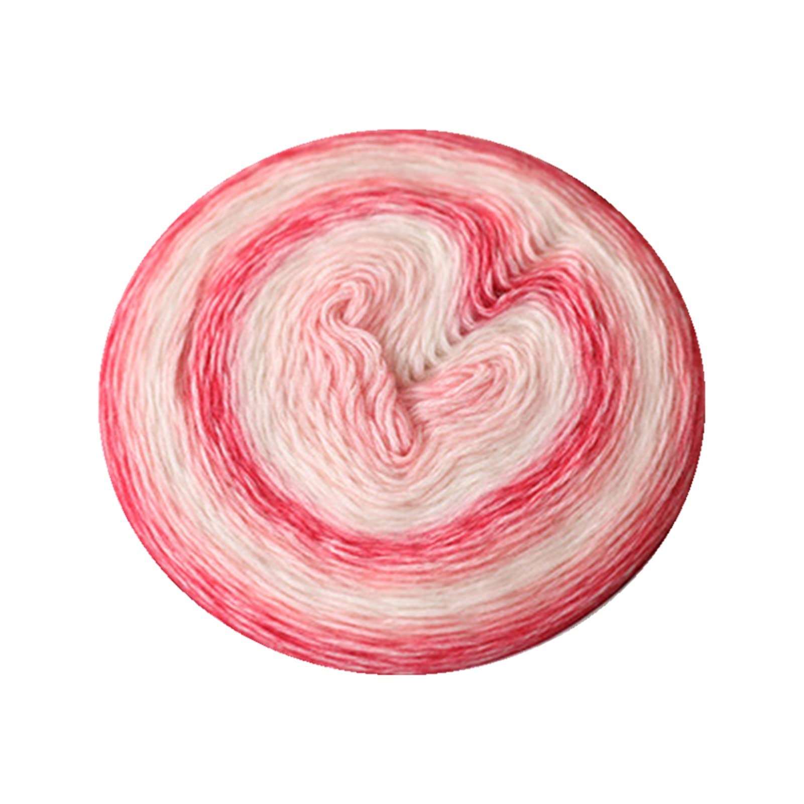 Hilo de algodón Degradado Otoño e Invierno Mano de Tejer Line de Lana de Ganchillo suéter Chal Ropa Bricolaje 15 0g / Bola Ovillos Lanas (Color : PM2803)