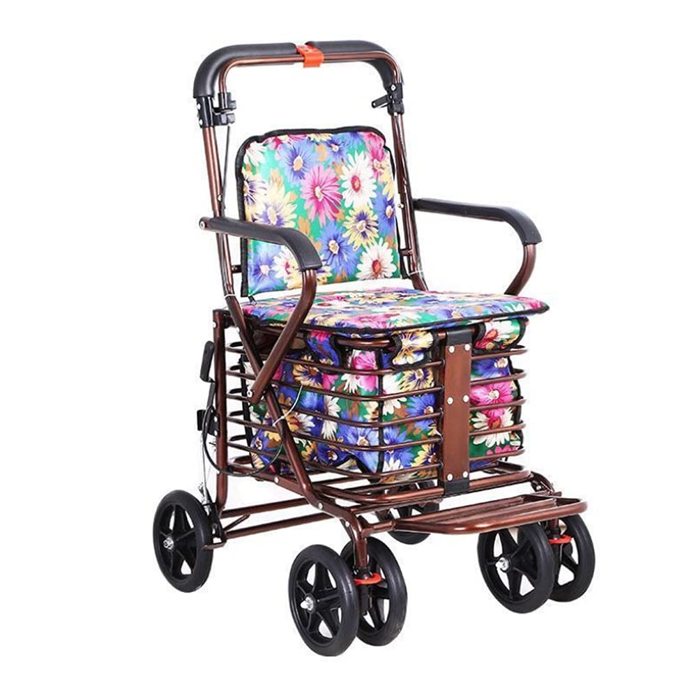 Amazon | AMIGOYO シルバーカー 老人用 手押し車 折りたためる フット 
