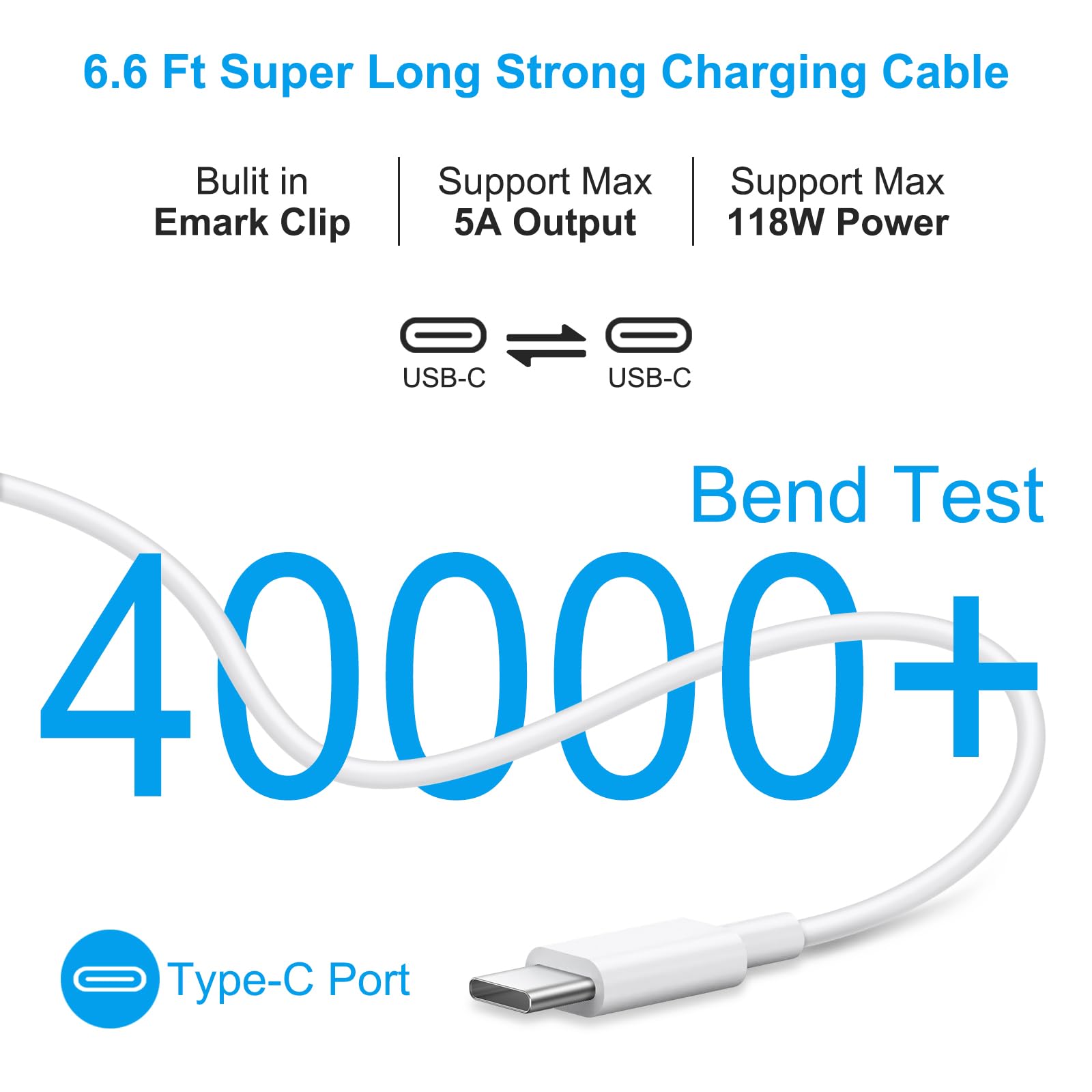 [Apple MFi Zertifiziert] Ladegerät für Mac Book Pro Air 118W 96W 87W 61W USB C Fast Power Adapter, kompatibel mit MacBook Air Pro und allen USB-C-Geräten