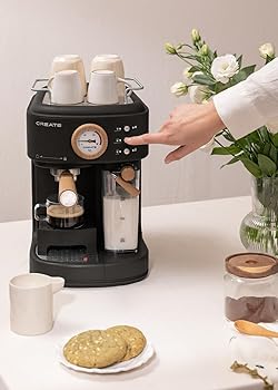 CREATE THERA RETRO PRO Cafetera Express semiautomática capacidad 1,5l6