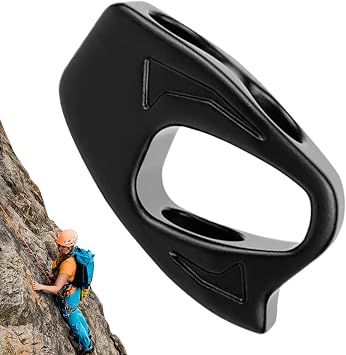 Mountaineering Hand Ascender | Adjustable Rope Clamp Ascender Riser | Shock-Absorbing Outdoor Equipment, Quick-Release Rappelling Gear for Forestry Work Construction Access