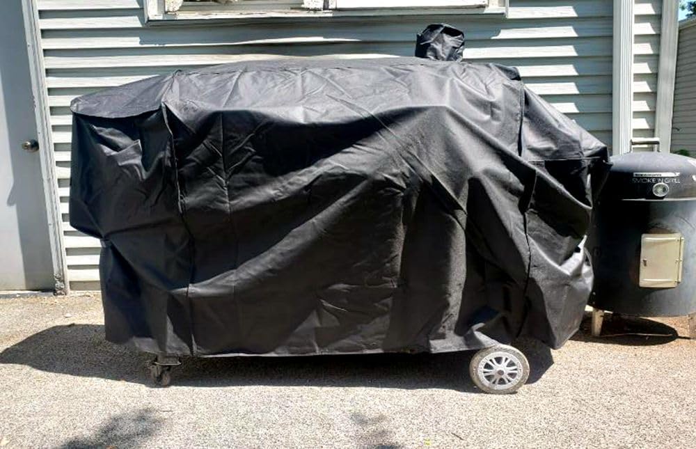 Heavy-Duty Grill Cover Compatible with Pit Boss 1100 Pro Series 1260 Triple-Function Combo Grill PB1100PSC2, PB1100PSC1, Sportsman 1230, Competition 1230CS1, Navigator 1230G Wood Pellet Grill - Image 9