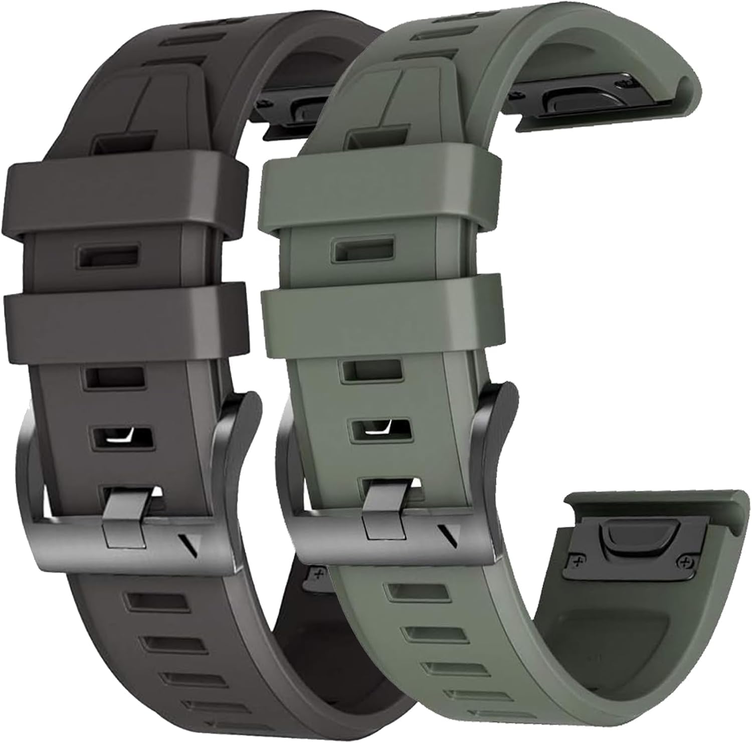 2 Pack Waterproof Band Compatible with Garmin Fenix 5X / Fenix 6X / Fenix 7X Watch Band, QuickFit 26mm Band for Fenix 7X Pro/Fenix 6X Pro/Fenix 5X Plus/Tactix Delta-image-34