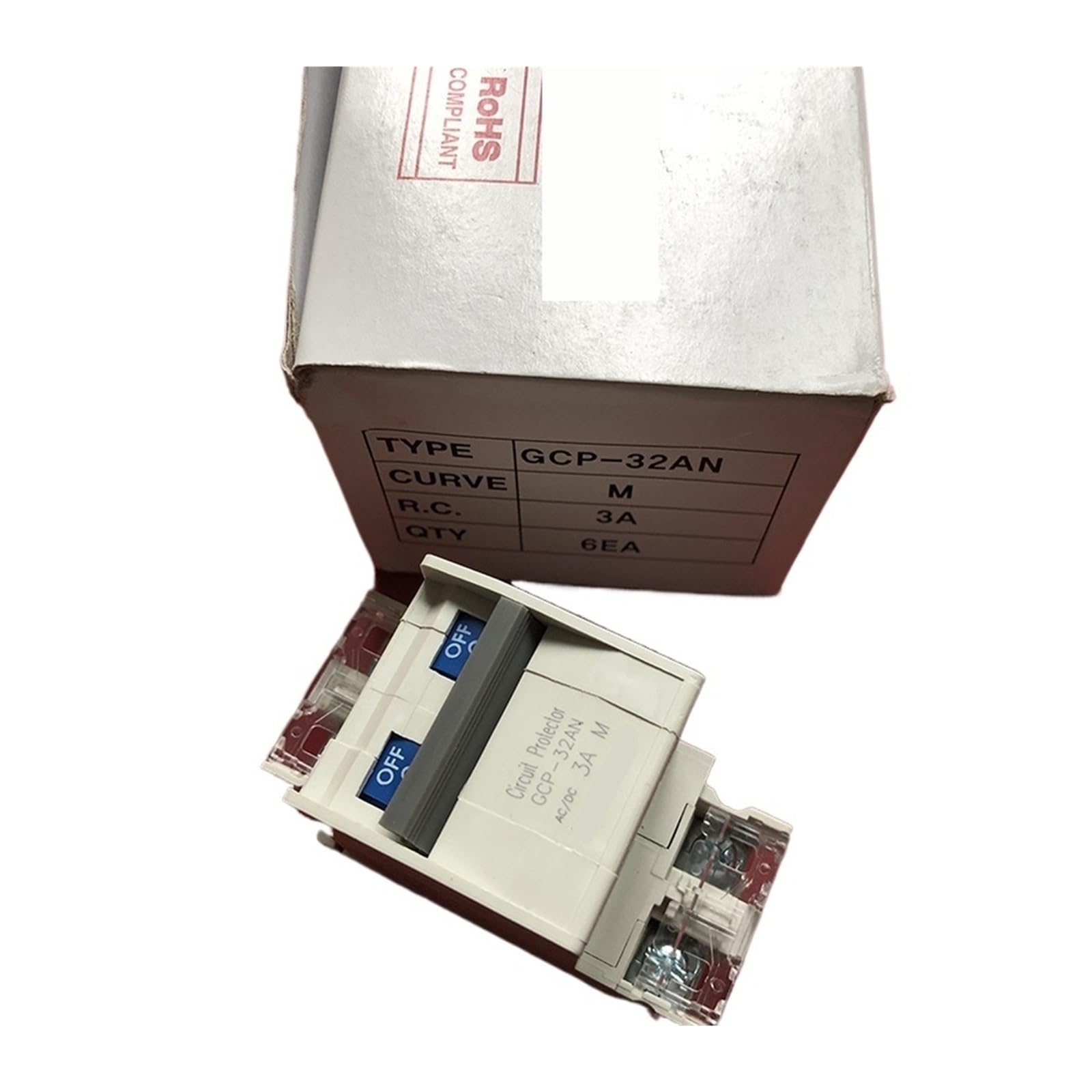 Disjoncteur GCP-32ANM3A avec montage sur rail DIN pour tableau électrique triphasé