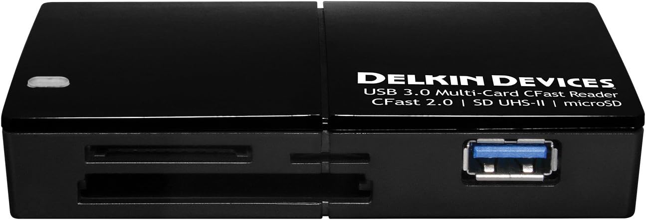 Delkin USB 3.0 Multi-Slot CFast 2.0 Memory Card Reader (DDREADER-48)
