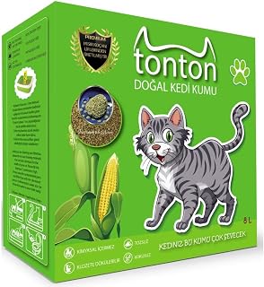 Tonton Mısır Koçanı Granülü Topaklaşan Doğal Kedi 
