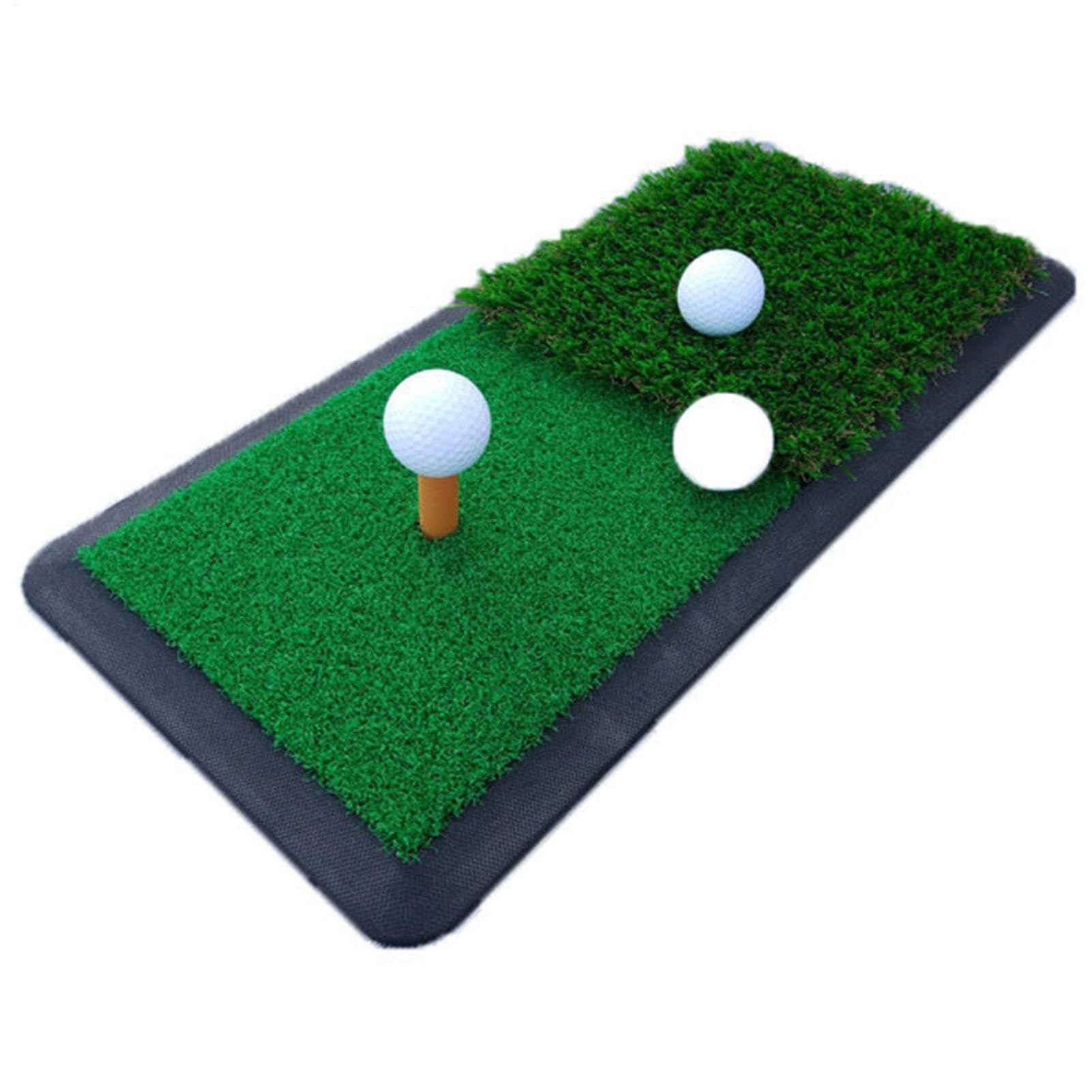 Alfombra de Entrenamiento de Golf para, alfombras de Golf | 7.87x19.29 Pulgadas Mat de práctica de astillado,Entrenamiento Swing & Chipping colocando Almohadilla de Entrenamiento de césped Artificial