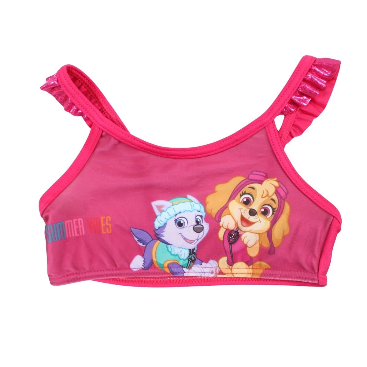 Disney Maillot de Bain Paw Patrol. Juego de Camisa para Nadar para Niñas