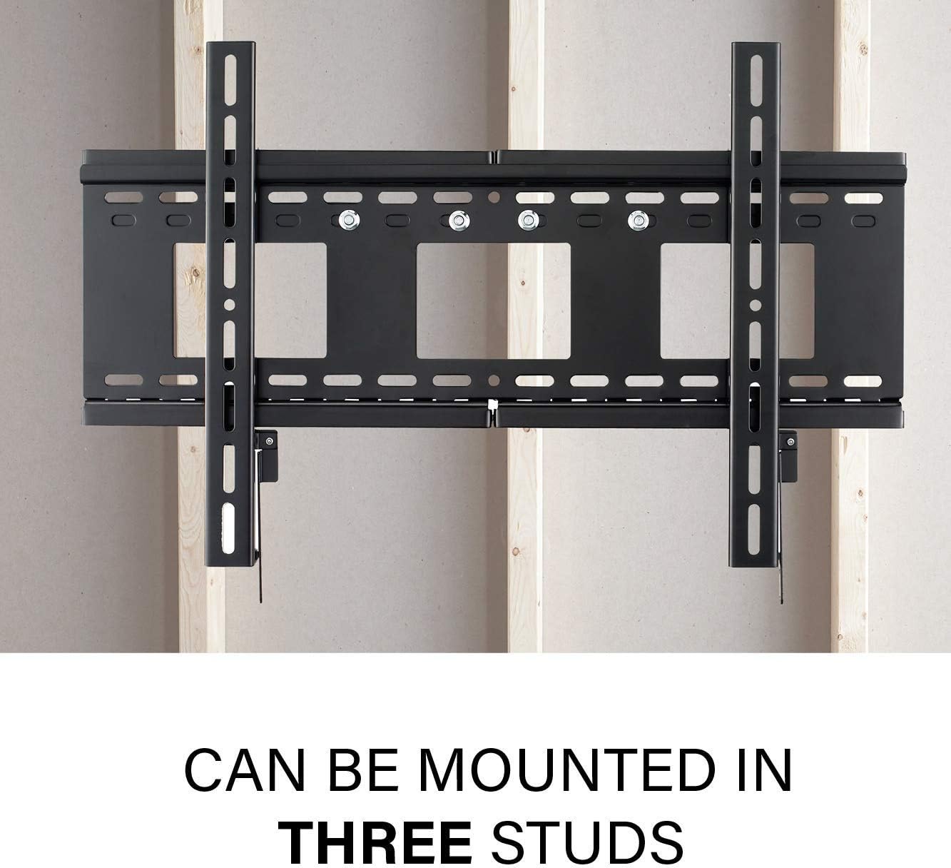 SANUS Universal 3-Stud Tilting TV Wall Mount for 50" to 120" TVs - Durable, Low Profile Design Fights Glare w/ 12 degree Tilt - Easy DIY Install