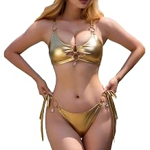 Colf Women 2 Piece Rhinestone Bikini Set Sexy Swimsuits | Women 2 Piece Swimsuits, Halter String Rhinestone Bikini Set, Hight Waisted Bathing Suit