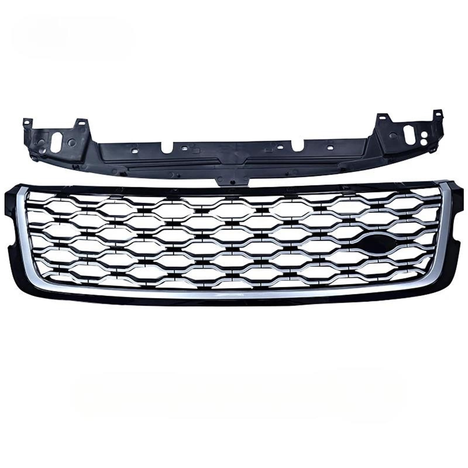Calandre Velar 2017-2024 argentée pour pare-chocs avant Range Rover