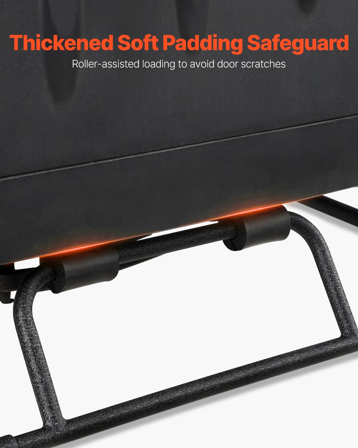 VEVOR Carrito de Almacenamiento con Techo Rígido movible Resistente con 3 Orificios Ajustables y Acolchado Suave y Grueso con Revestimiento en Polvo Compatible con Jeep Wrangler TJ, JK