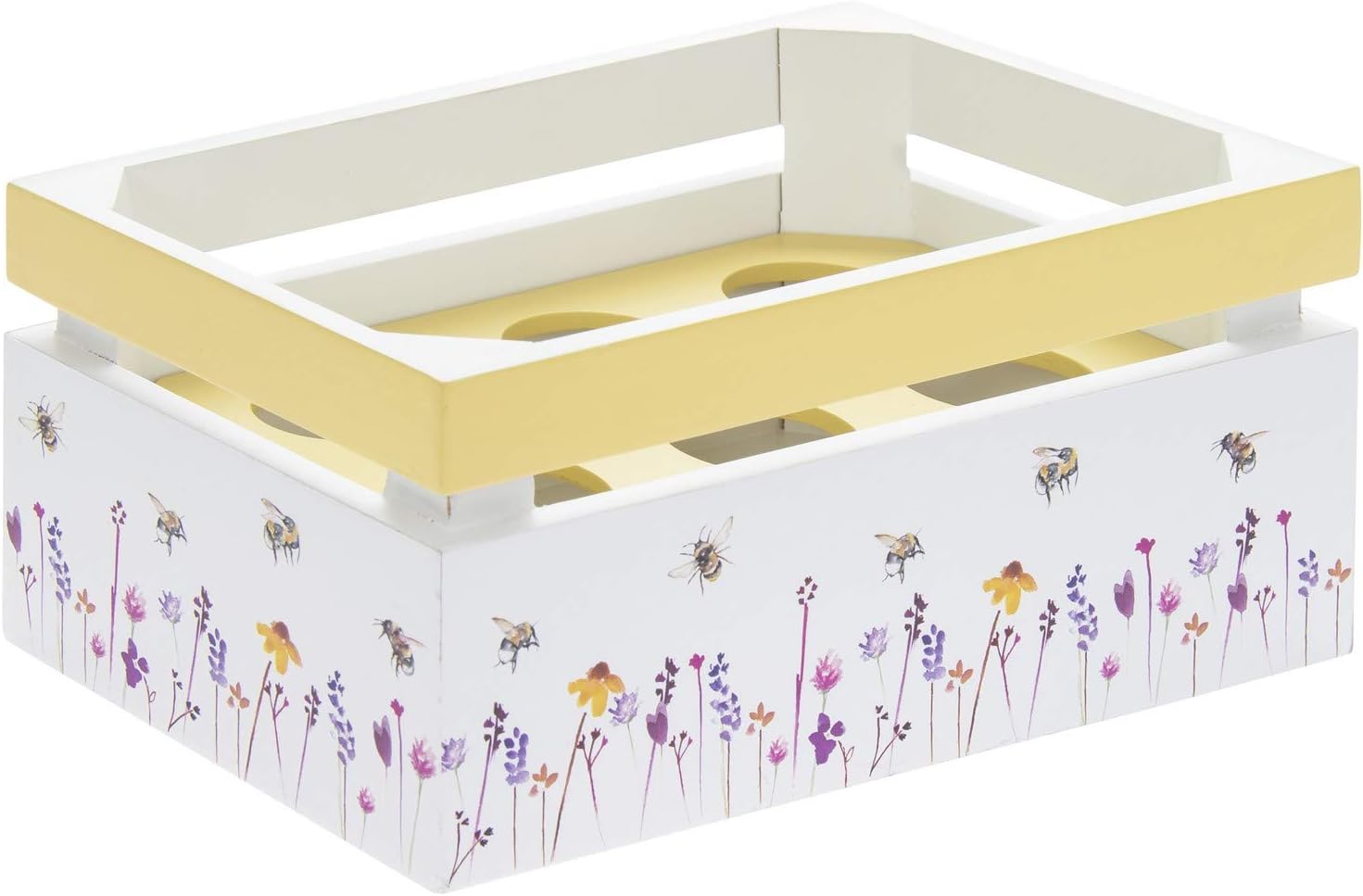 Busy Bee Design 6 Eggs Wooden Storage Case Kitchen Organiser Container