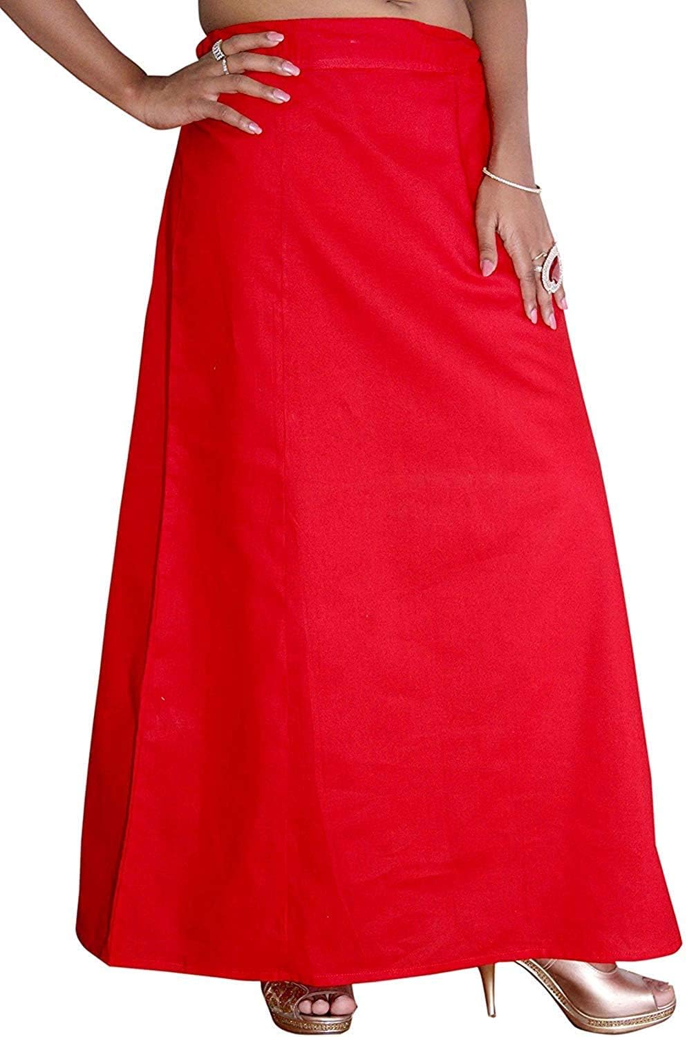 Women Saree Petticoat Cotton Readymade Inskirt