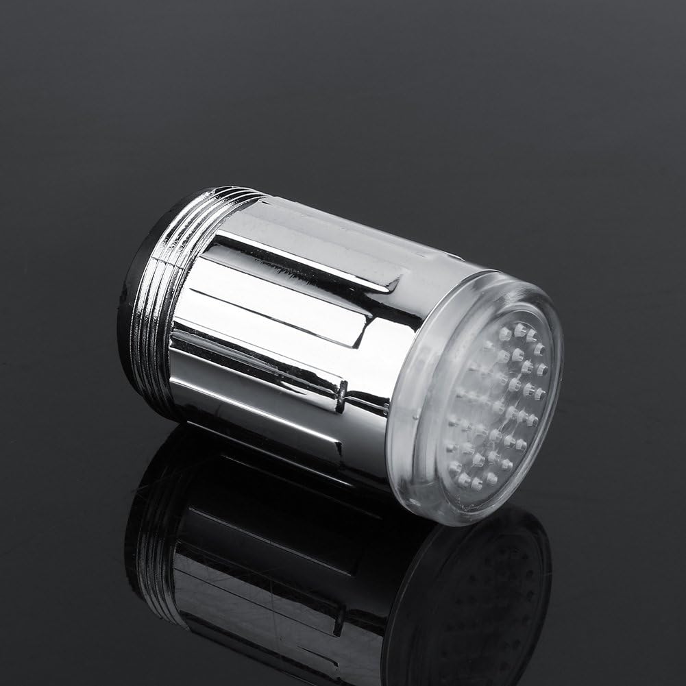 Intelligent 3 Color Led Light Changing Water Faucet Tap Sensitive Temperature Sensor Faucet for Kitchen Bathroom Shower