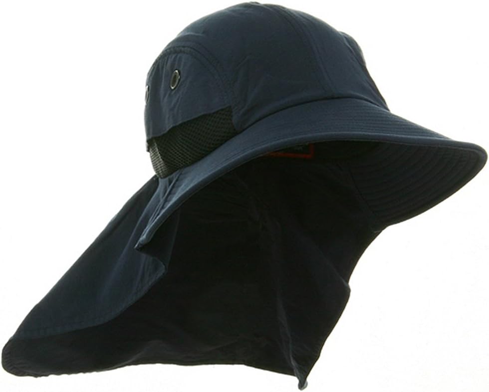 UV 45+ Extreme Condition Flap Hat-Navy OSFM