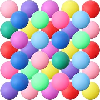 Chivao 200 Pack Washable Mini Table Tennis Balls - 40mm Lightweight PP Plastic Ping Pong Balls for Party Games, Carnivals & Pool Tables