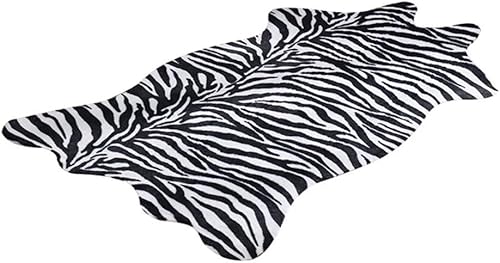 Miniatura 8 de Alfombra con estampado de vaca, 43.3 in x 29.5 in, alfombra de piel de vaca, alfombra de impresión animal para sala de estar dormitorio