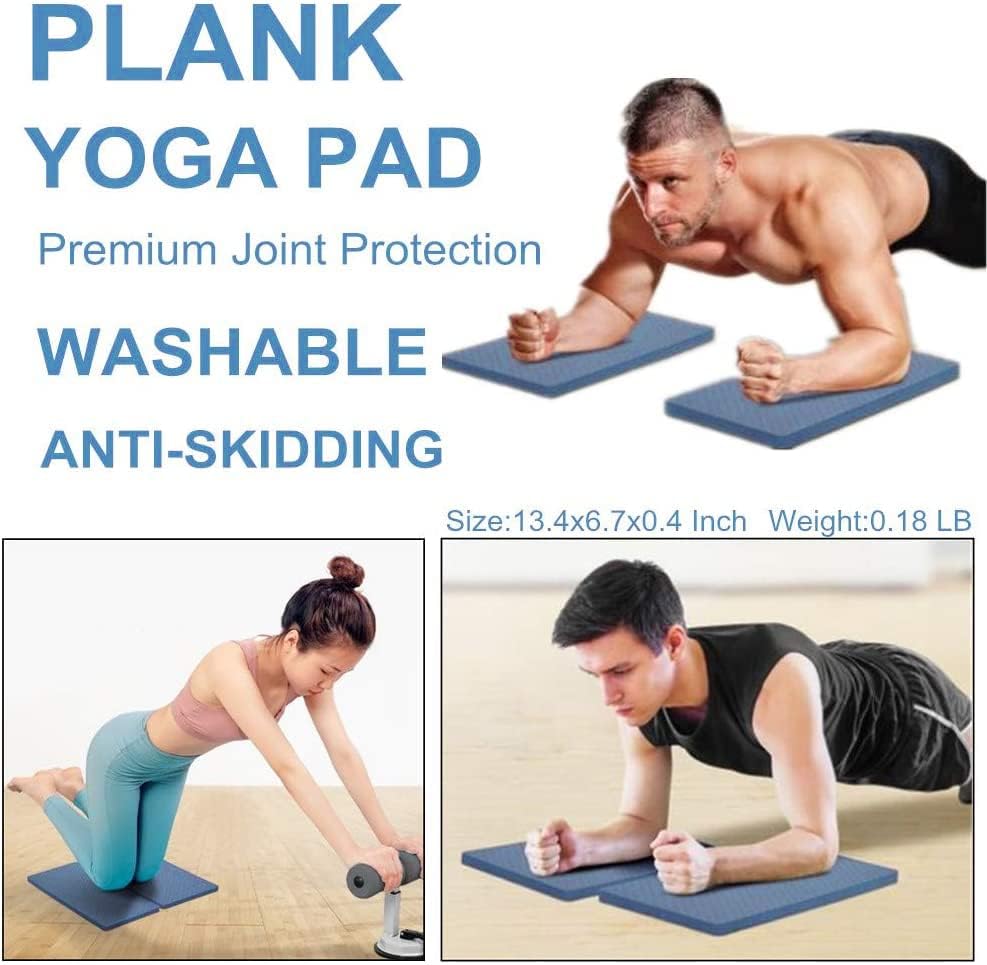 Miniatura 3 de Rodillera para ejercicio, 2 unidades, cómoda, antideslizante, para yoga, equilibrio deportivo, almohadilla de yoga extra acolchada, almohadilla de