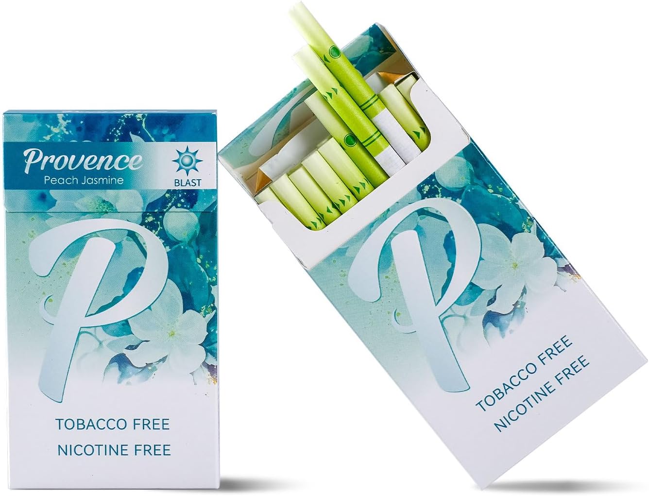 Provence Slim Herbal Cigarettes - Peach Jasmine | 2 Packs (40 Sticks)