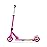 Jetson Highlight 2-Wheel Kick Scooter, Kinetic Lights on Deck and Wheels, 6 Inch Wheels, Rear Brake, Easy-Folding Mechanism, Ages 6+, Pink, JHGLT-PNK