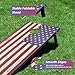Cornhole Set, Regulation Size Cornhole Boards with 8 Bean Bags and Carrying Case, 4 ft x 2 ft Corn Hole Outdoor Game Toss Board for Adults Outside Activities