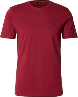 BOSS Herren Tales T-Shirt aus Baumwoll-Jersey mit Logo-Patch