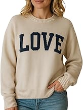 Noni Custom Knit Letter Sweater, Soft Knitwear Crewneck Pullover for Women, Personalized Gift Idea, Fall Winter Fashion