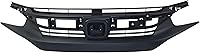 Vista 8 de Garage-Pro Cubierta de parachoques delantero para Honda Civic 2016-2018, imprimada de 4 piezas con montaje de rejilla, repuesto de parachoques
