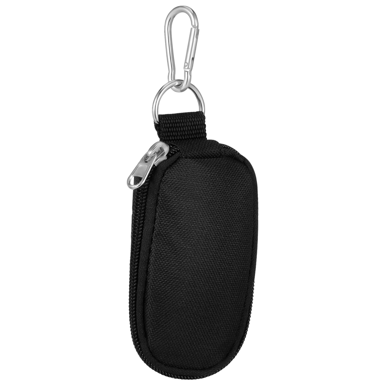 VICASKY Essential Oil Key Case Portable Handle Bag for Essential Oil Bottles Sturdy Zippers for Travel and Home Stylish Black Design for