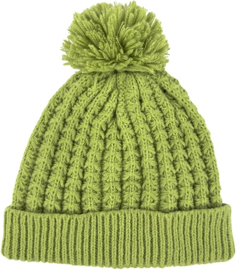 Humble Hilo Knit Hats Beanies for Women Winter Pom Beanie Men or Women Beanies Cable Knit Beanie