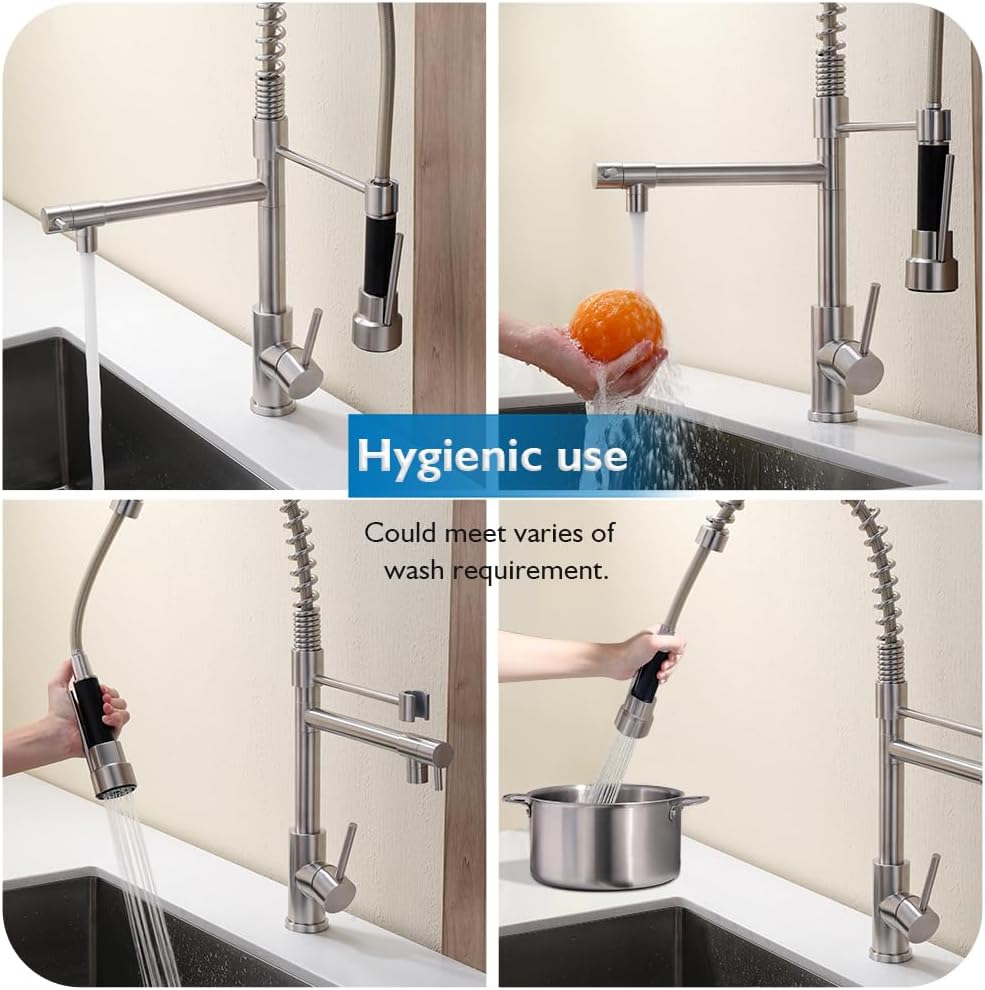 Hygienic use and versatility of Decaura Kitchen Tap