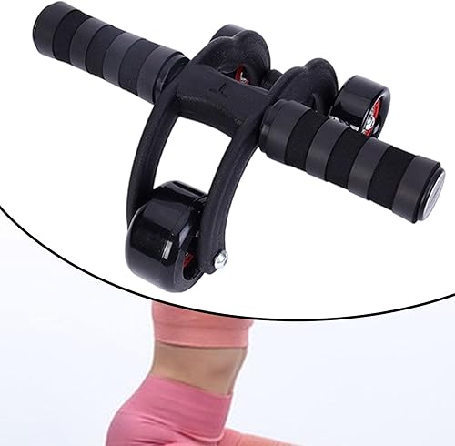 Miniatura 4 de Rueda de ejercicio, rueda de rodillo abdominal, entrenamiento de fuerza de cuerpo completo, equipo de entrenamiento básico para fitness en