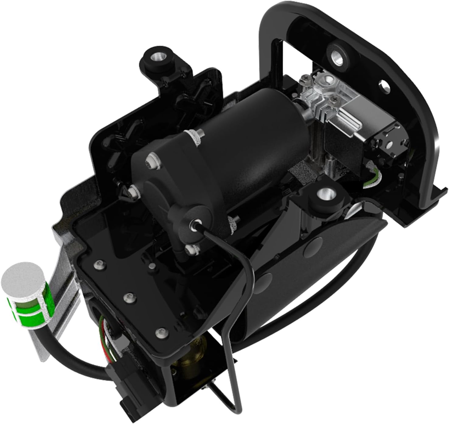 Air Suspension Compressor Pump, Fit for 2013 2014 2015 2016 2017 2018 Cadillac XTS 3.6L, Replace# 23468864 23446561 23129283, with bracket & Valve