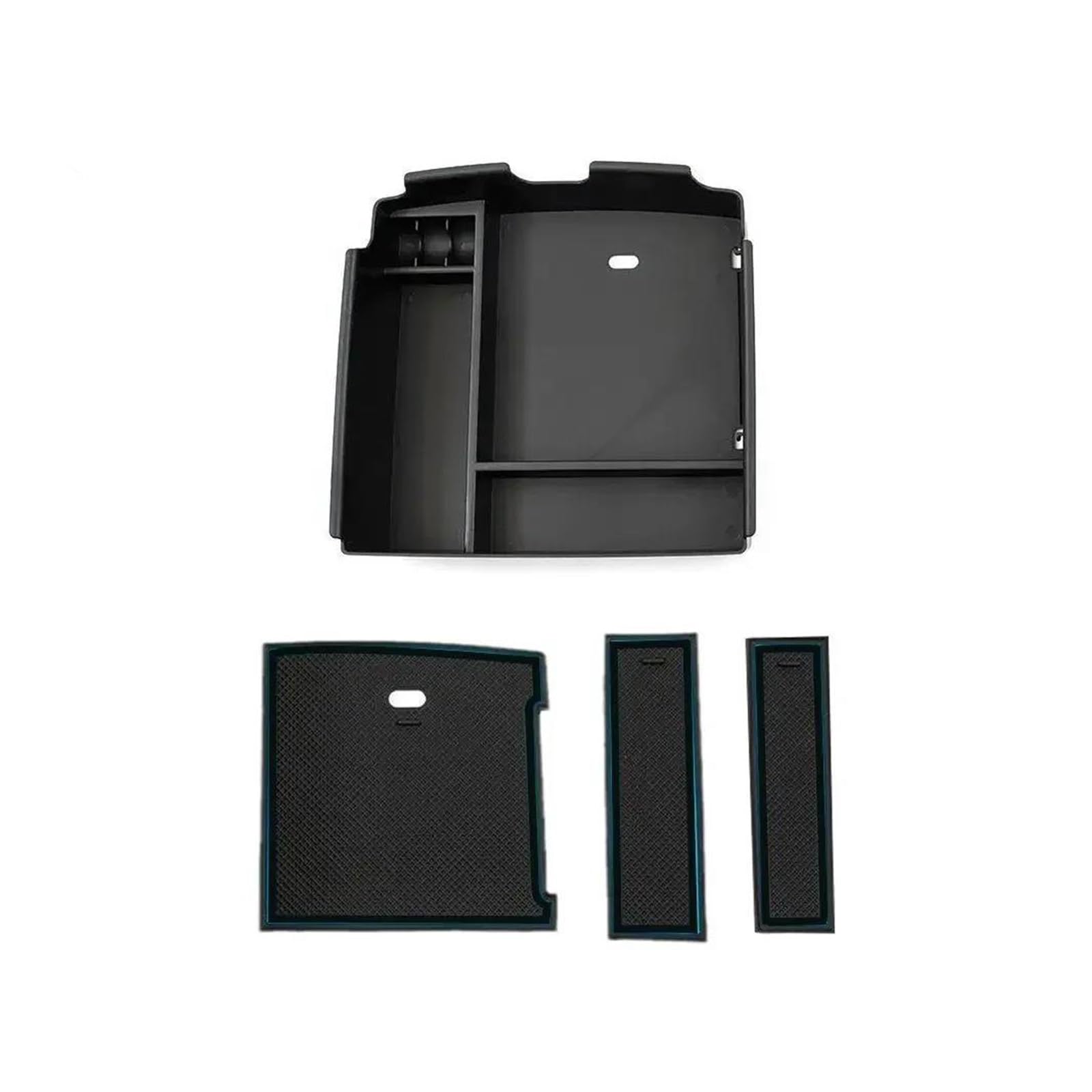 REQIANOZ For Carnival For KA4 2022 Car Central Armrest Storage Box Containersr Organizer Flocking Console Center Interio
