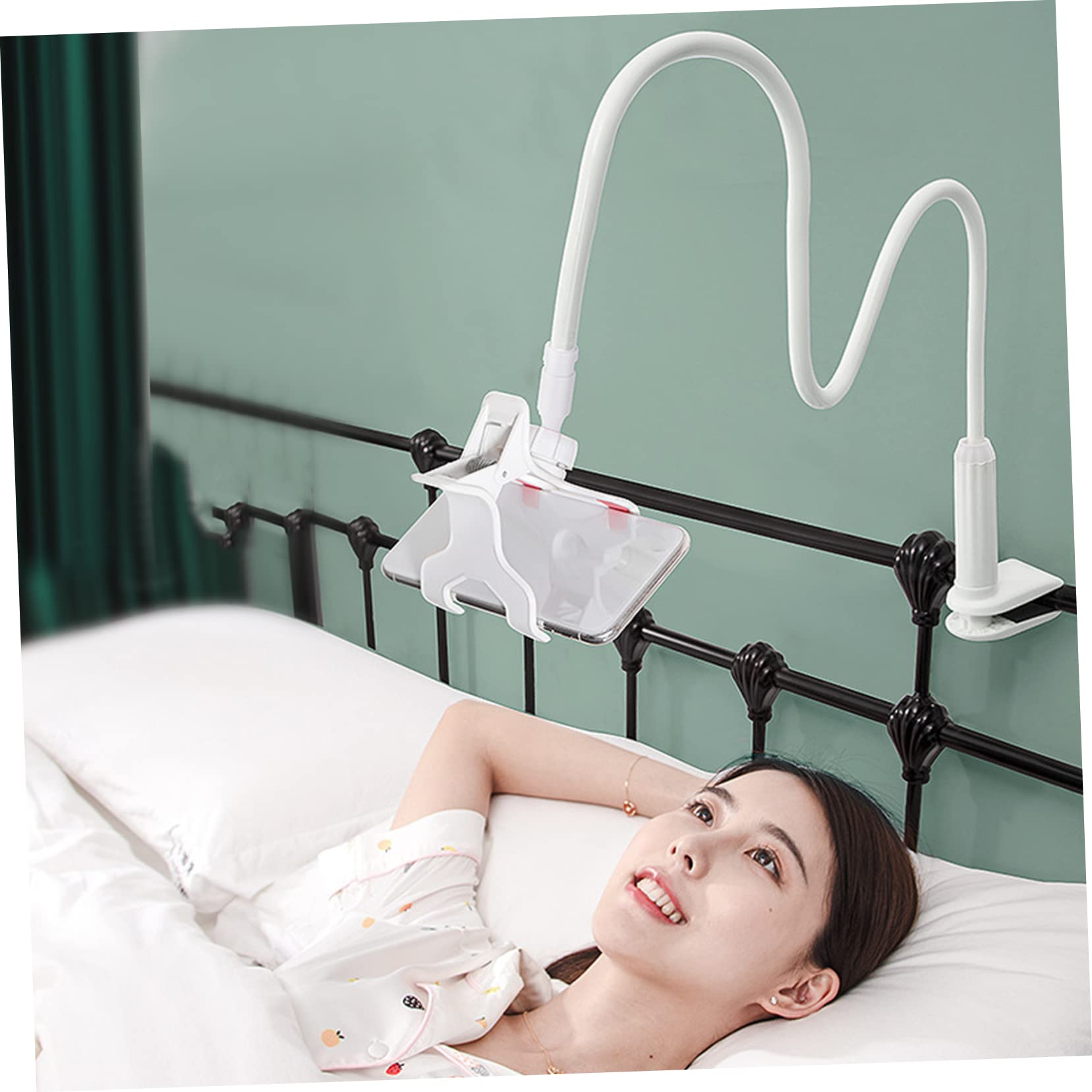 DOITOOL Lot De 6 Supports Pliables Réglables Pour Téléphone Portable De Bureau Avec Coussinet Pratique