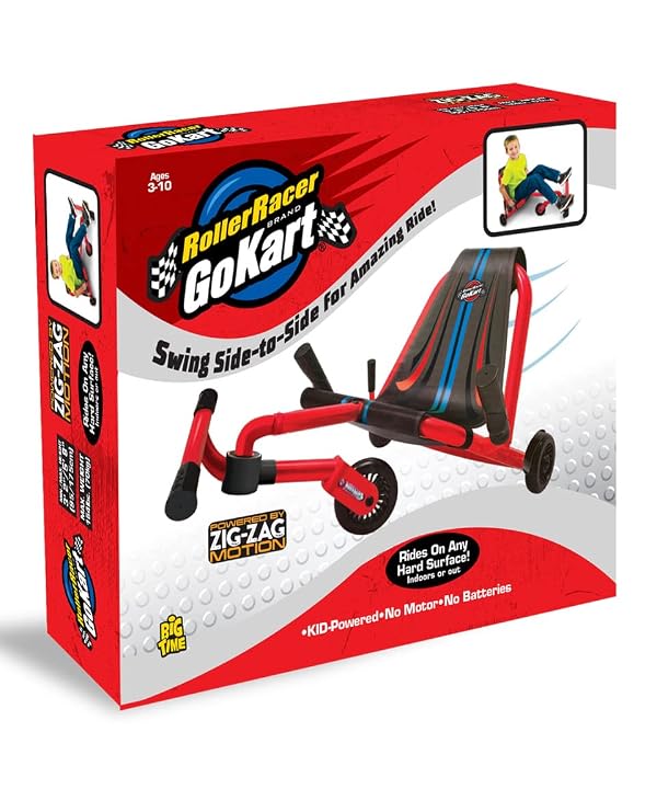 Roller Racer Go Kart, Swing Side-to-Side for Amazing Ride, Powered by Zig-Zag Motion, Rides on Any Hard Surface (Indoors and Outdoors) by Roller Racer - Image 4