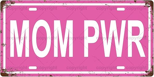 Miniatura 9 de SUPERMUM MOTHERS DAY Metal Tin Sign License Plate Bar Cafe Garage Cave Home Room Wall Bathroom Farmhouse Garden Porch Patio Decor, 12 x 6 Inch