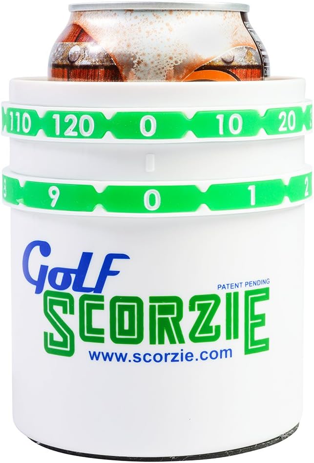 Scorzie Golf Score Counter The Only Beverage Cooler That Keeps Score and The Absolute Best Golf Can Cooler That Doubles as a Golf Score Keeper and Makes a Great Golf Accessories