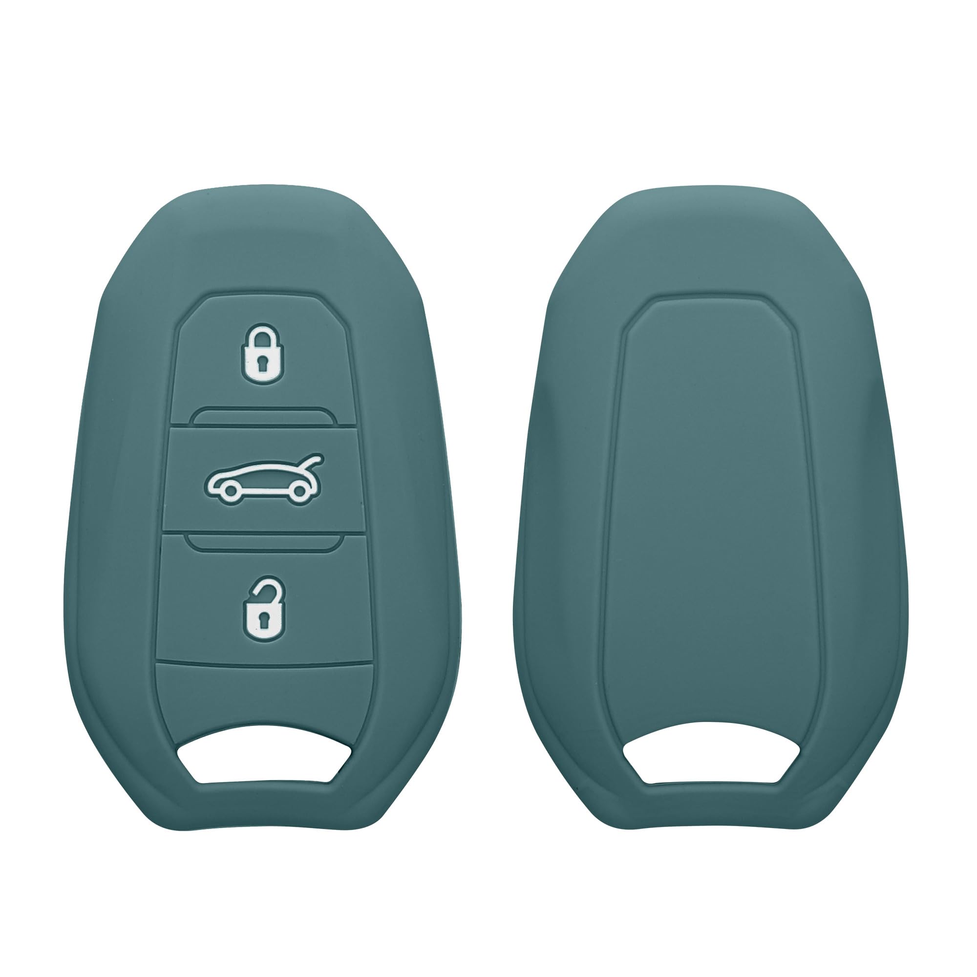 Cover Per Chiavi Auto Peugeot Citroen - Custodia In Silicone Per Telecomando Keyless - Foto 3