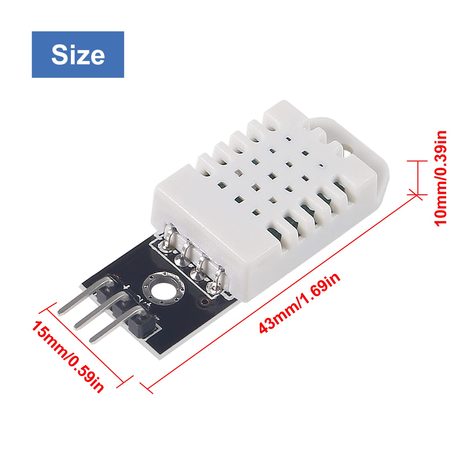 Snapklik.com : DWEII 3PCS DHT22 / AM2302 Digital Humidity And ...