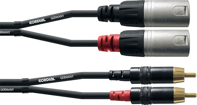 Cordial MC kabel audio 3 czarny