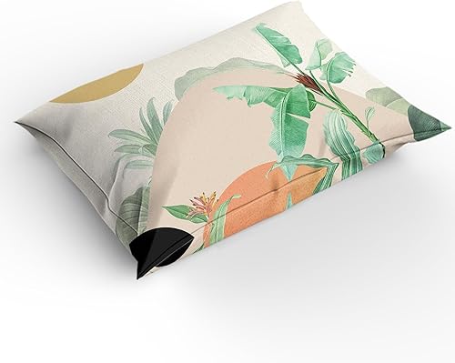 Miniatura 3 de Juego de ropa de cama bohemio de 3 piezas de siglo medio, tamaño Queen, juego de funda de edredón de granja para bebé, niña y niño, funda de edredón