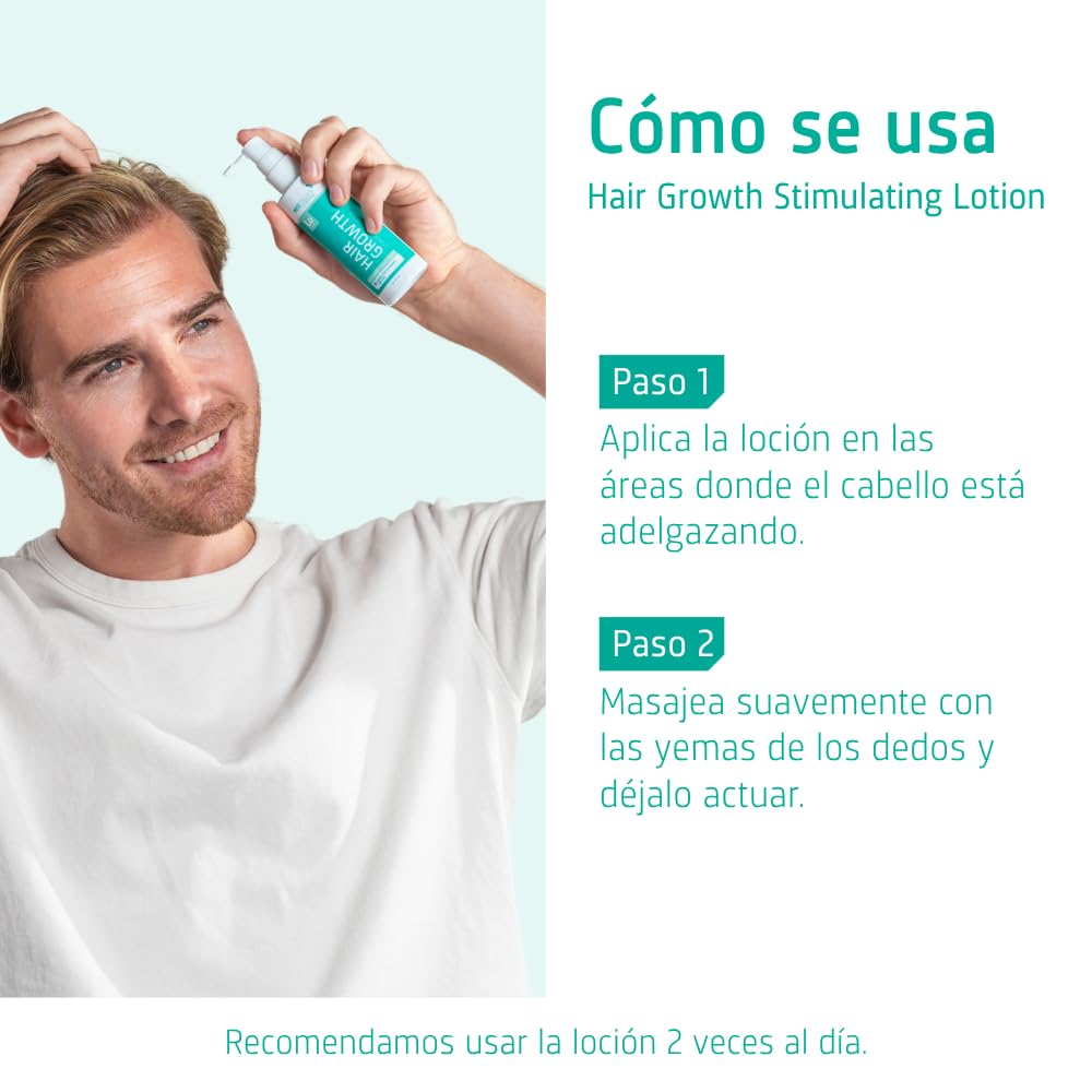 Loción Capilar Neofollics Estimulante para el Crecimiento del Pelo - Con Acción Anticaída y Fortalecedora - Contiene 7% de Neoxyl - 90 ml