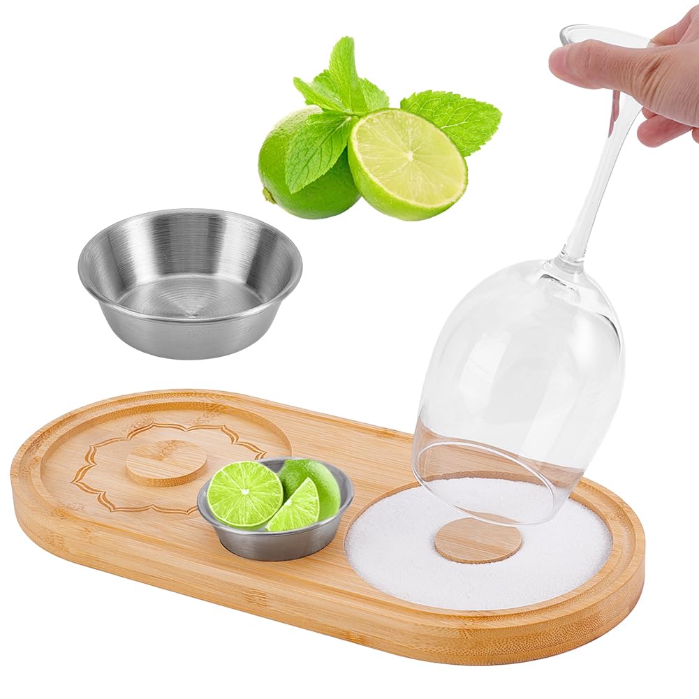 Plateau en bambou pour salière Margarita UNICRAFTALE idée cadeau originale