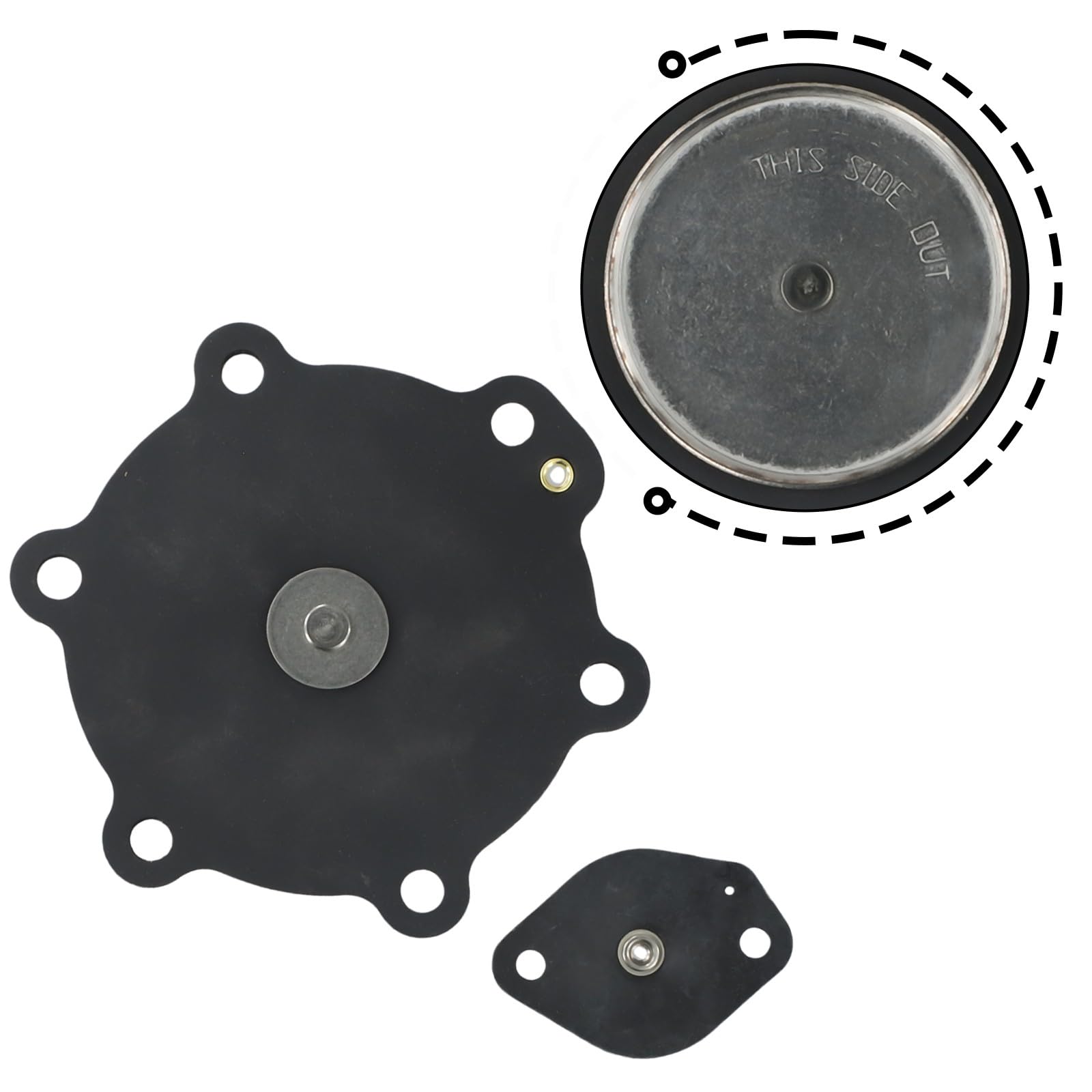 Impulsventilmembran, Staubsammlermembran, 1-1/2 Zoll Reparatursatz für ASCO SCG353A047, C113827 Ersatzteil