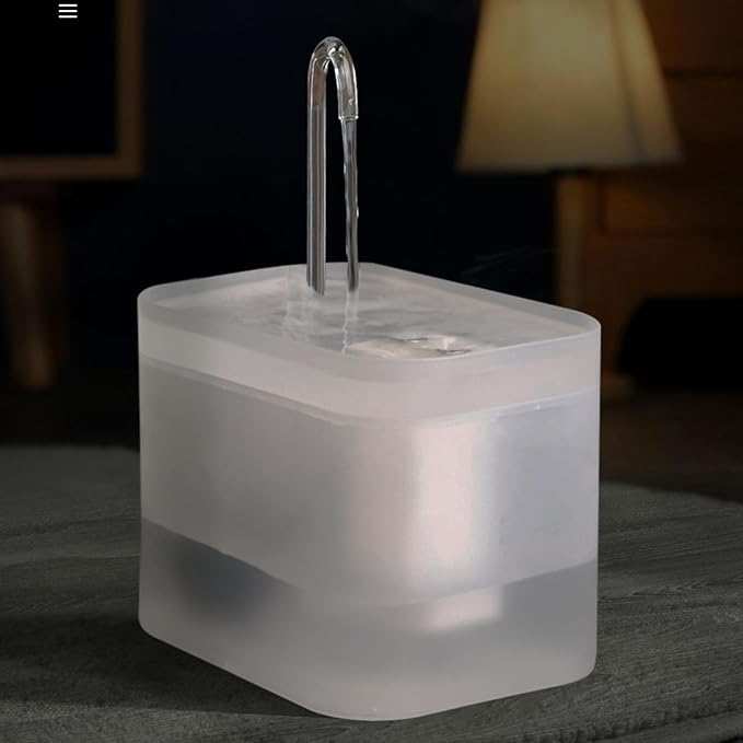 Bebedero automático para gatos 1.5L silencioso USB miniatura 9