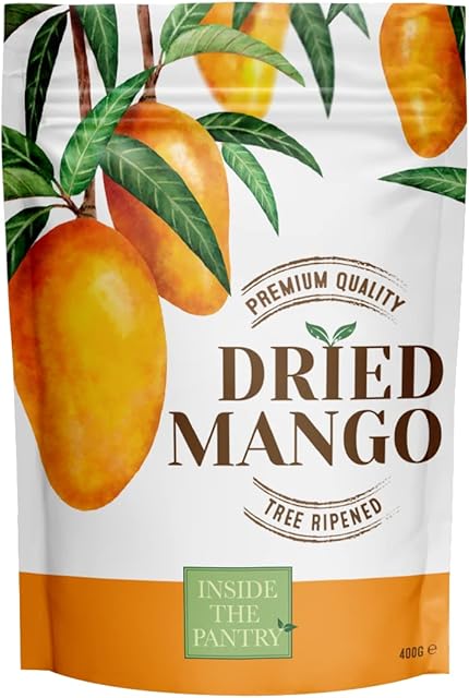 Dried Mango - Premium Quality - 400G - Big Slices - Sweet and Juicy - No Preservatives