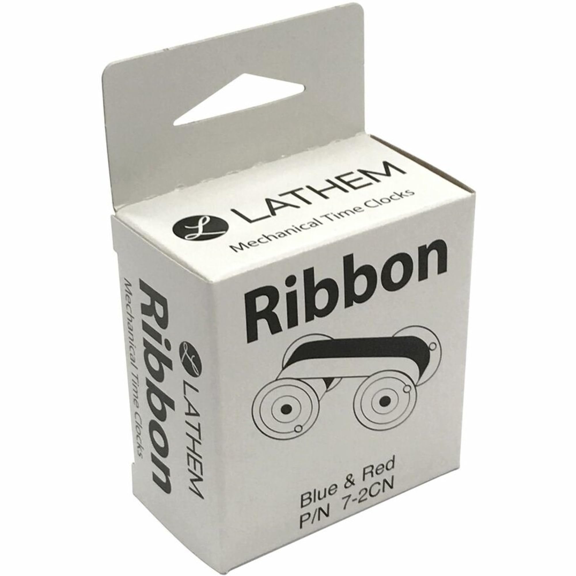 2 Color Red Black Nylon Ribbon 2 X Lathem Time Recorder 2-Color ...